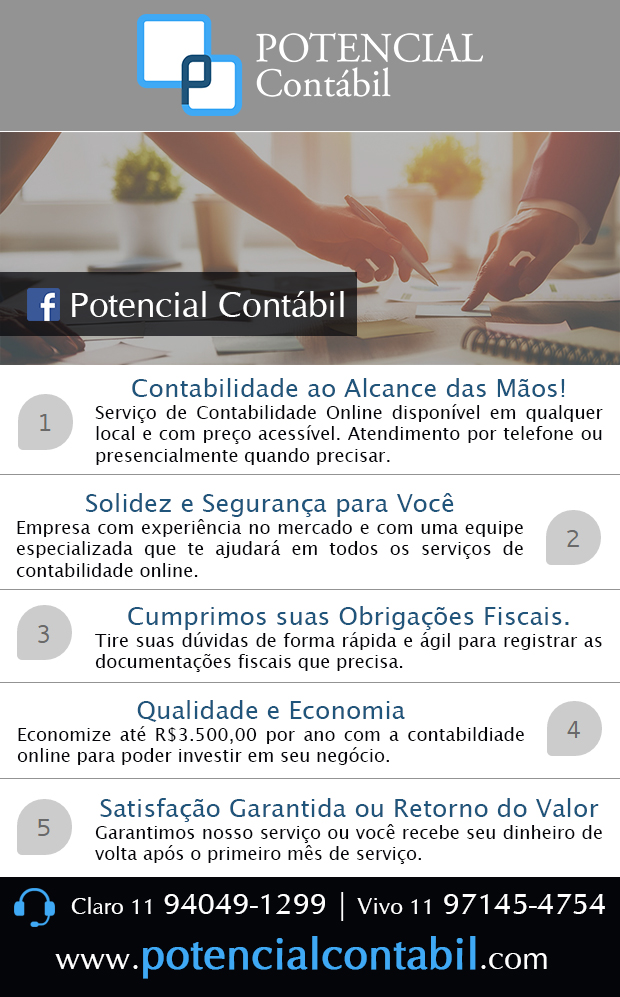 Potencial Contbil - Consultoria Contbil em So Bernardo do Campo, Riacho Grande