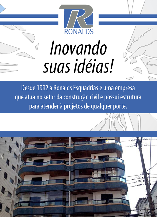 Ronalds - Esquadrias de Alumnio para Prdios e Condomnios em Jardim Marajoara, Zona Sul, So Paulo.