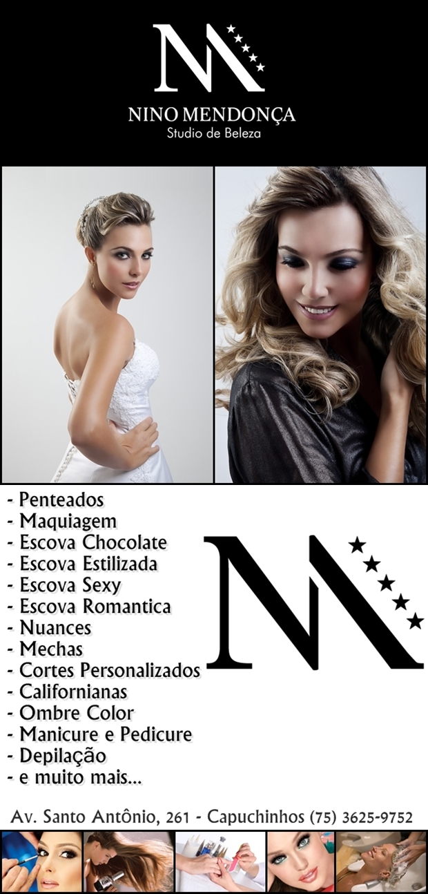 NINO MENDONA - STDIO DE BELEZA - Maquiagem e Maquiagem Definitiva em Capuchinhos Feira de Santana