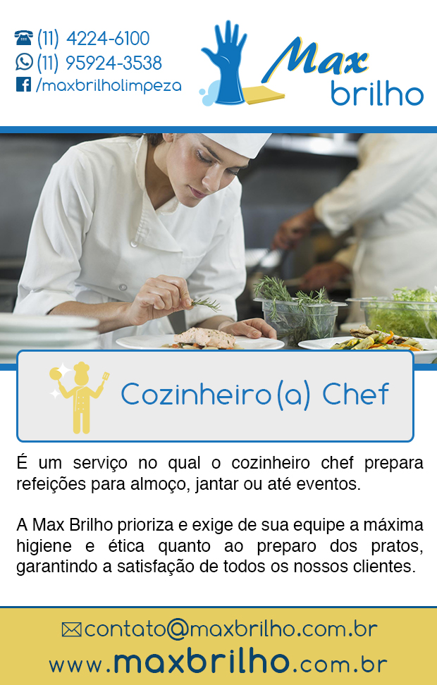 Max Brilho - Chef de Cozinha em So Caetano do Sul, Mau