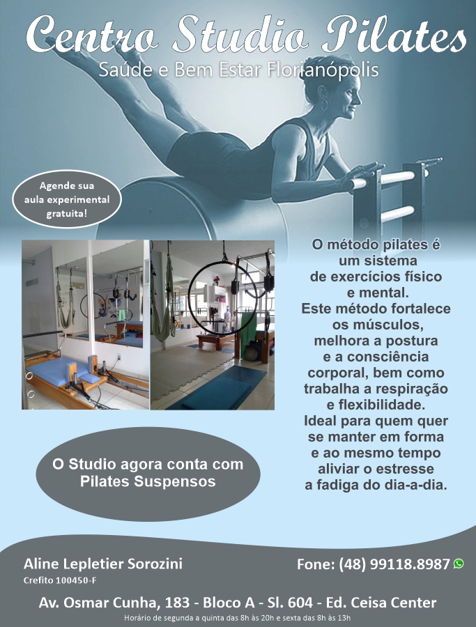 Pilates no Centro de Florianpolis, Fisioterapia, Condicionamento Fsico