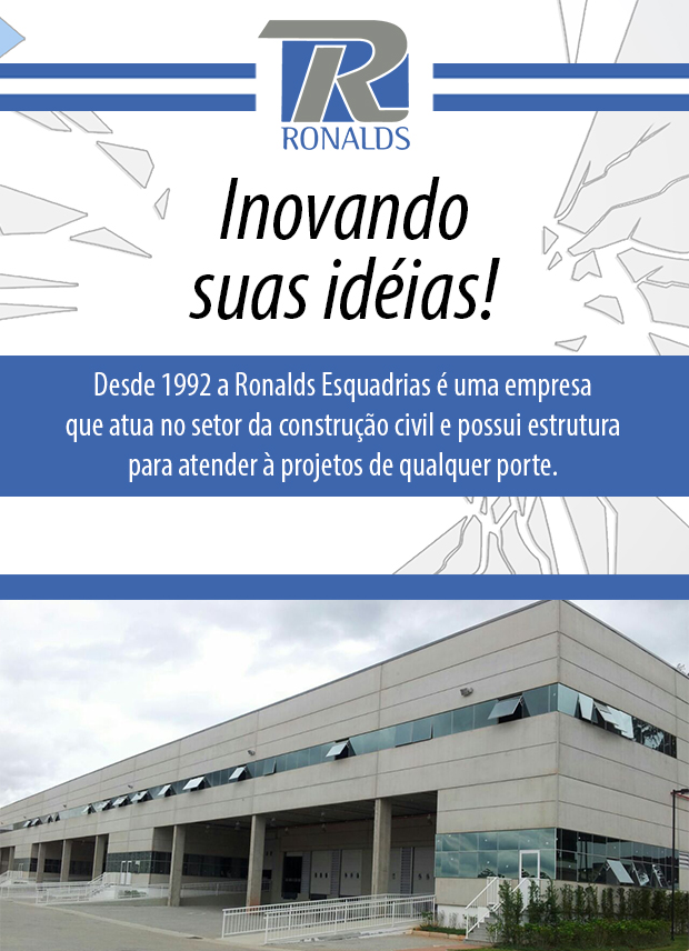 Ronalds - Esquadrias de Alumnio para Indstrias em Campo Grande, Centro, So Paulo